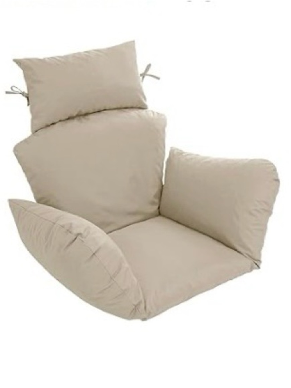 Neutral Beige Egg Chair Cushion - Brand Ottowood